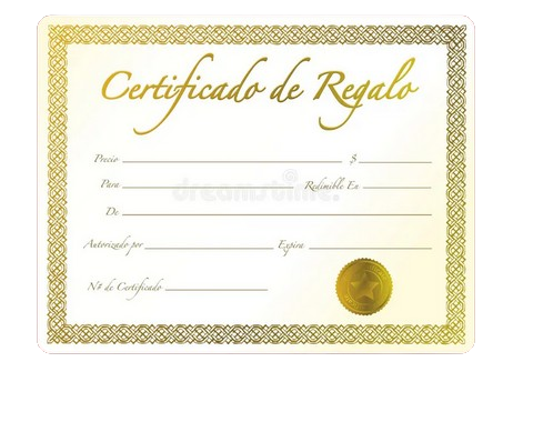 Certificado de Regalo